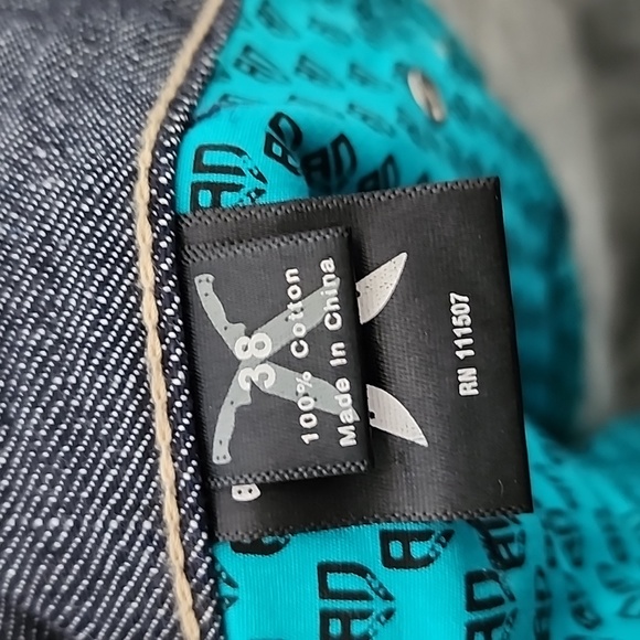 Artful Dodger Men's Blue Jeans Embroidered Back Pockets 38×34 - Picture 9 of 9